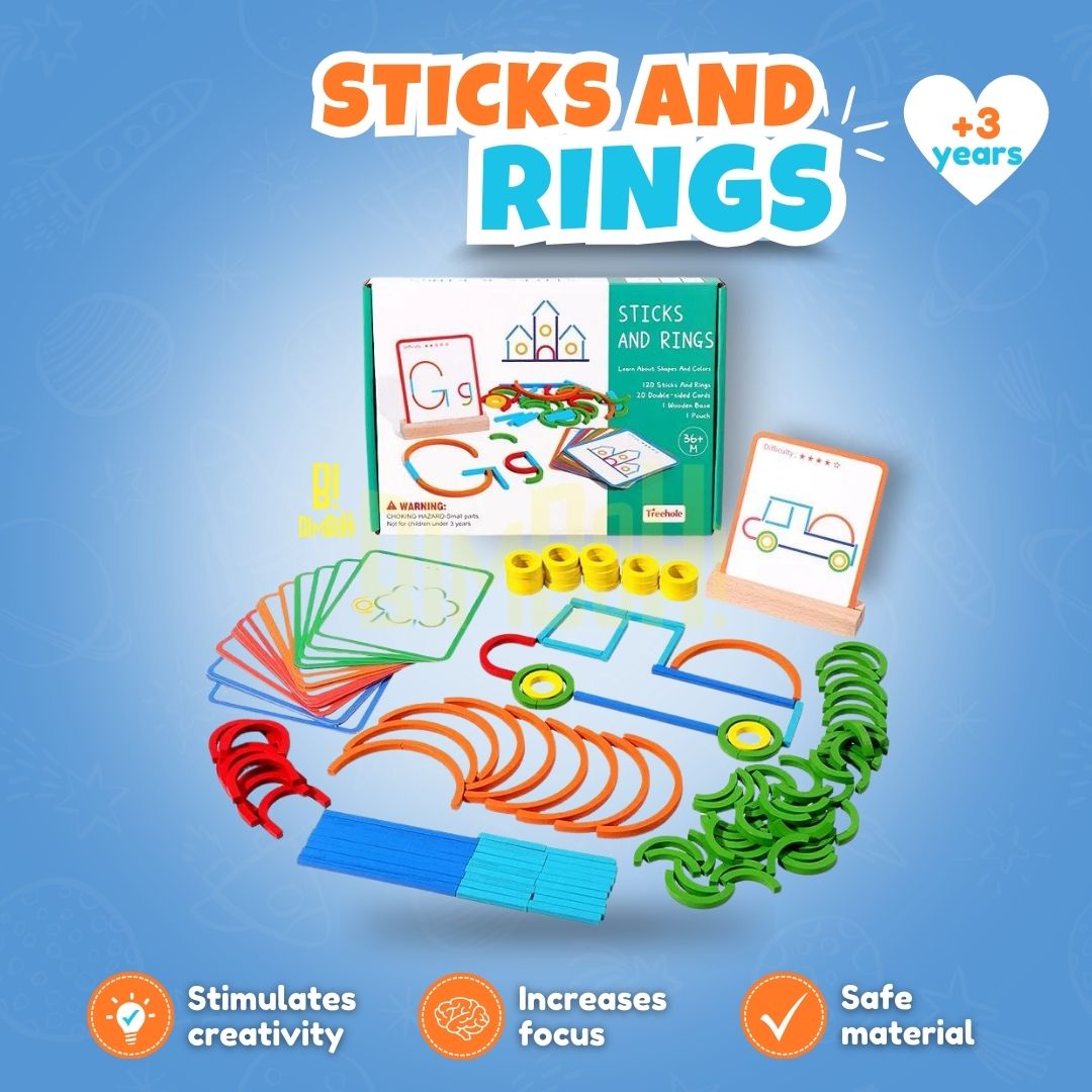 Sticks And Rings Puzzle Game